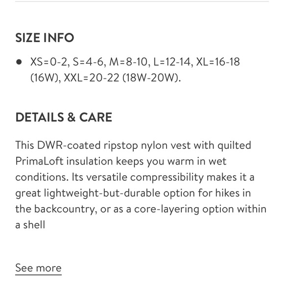 NorthFace black Thermoball Vest size X-small - Picture 12 of 12